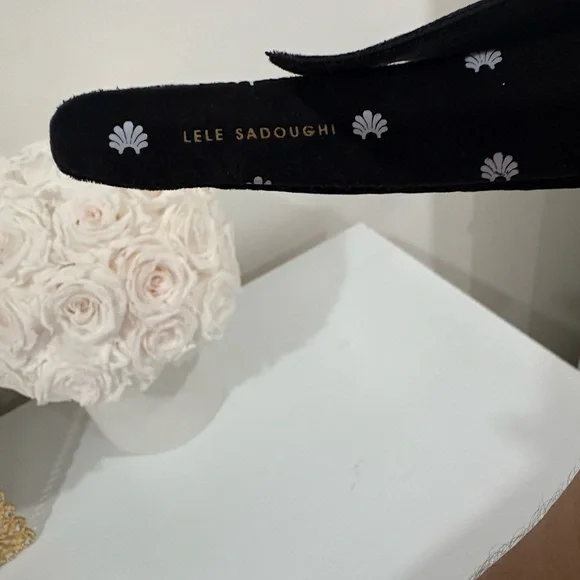 Jet Shirley Wide Ribbon head band - Picture 3 of 4